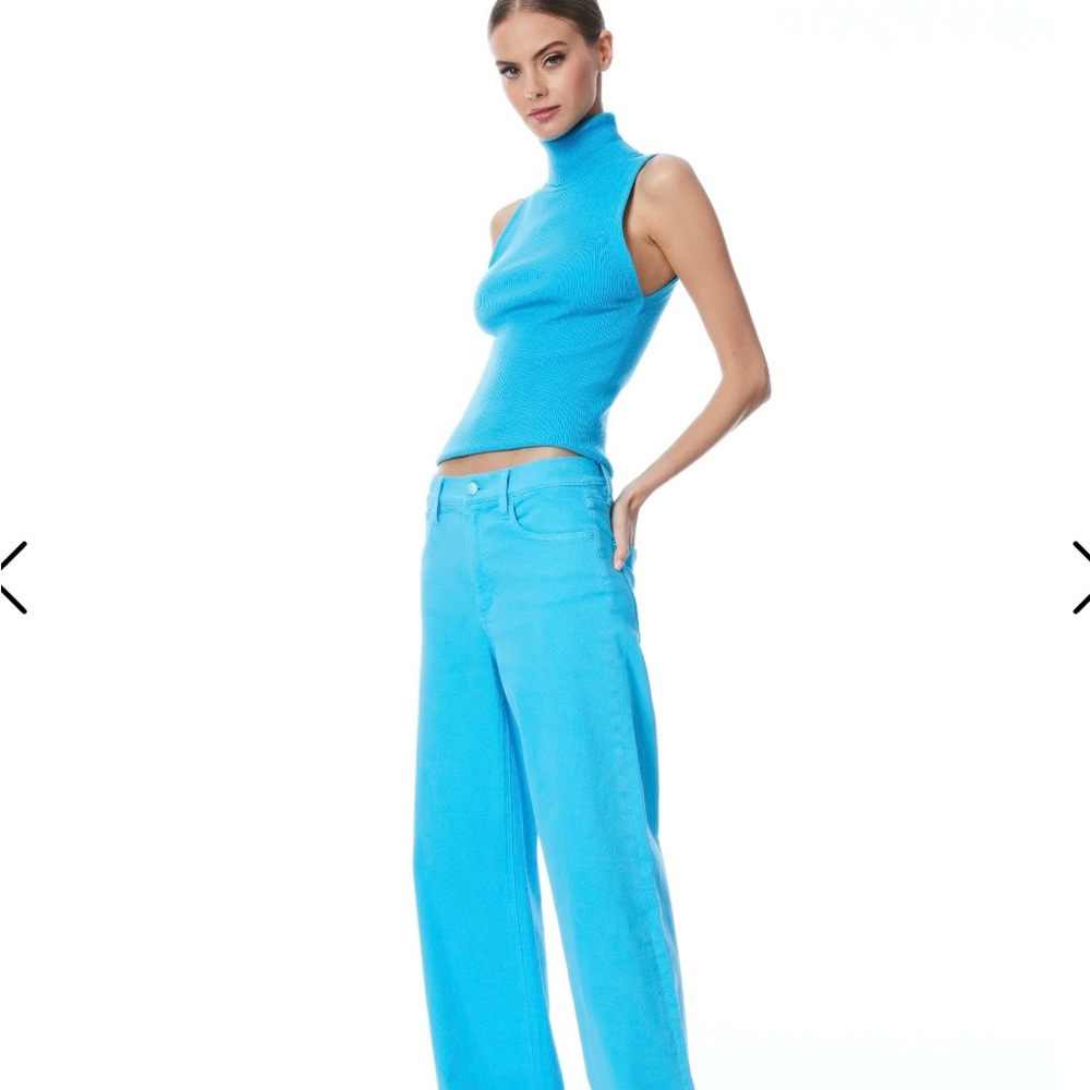 NWT Alice + Olivia sophia pants- jeans size 26 - Picture 5 of 16